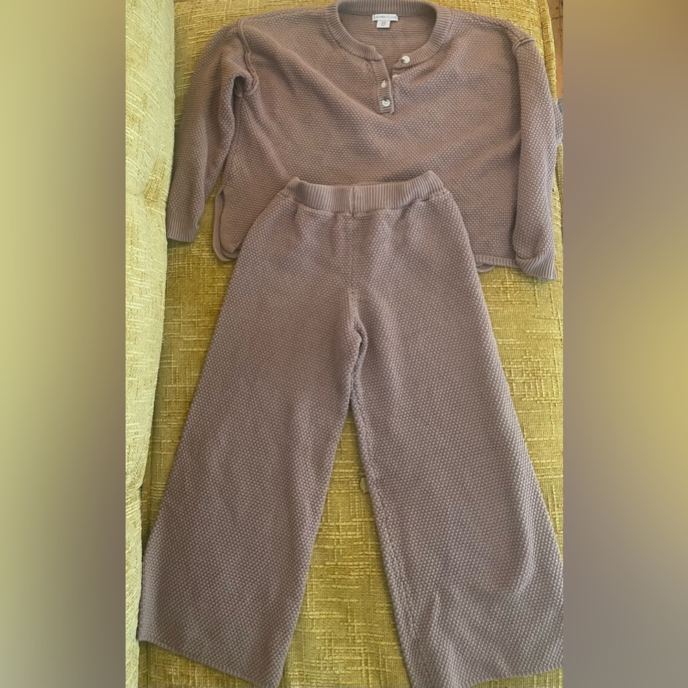 Cozy Brown Women's Knit Set